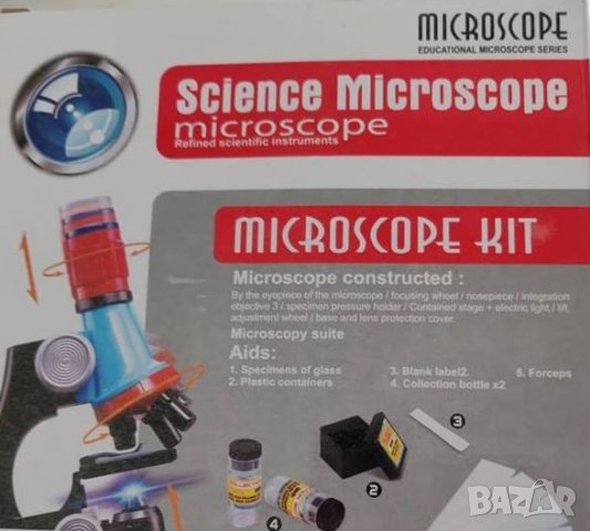 Микроскоп, снимка 4 - Образователни игри - 12741616