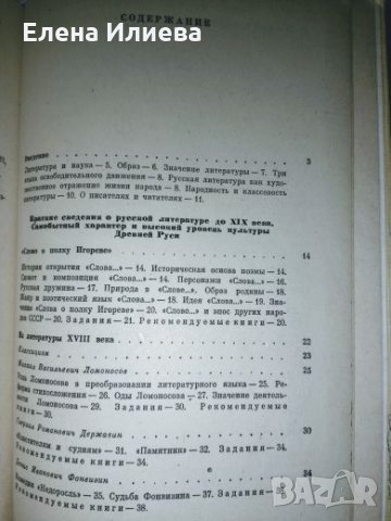 Русская литература. Учебник для 8 класса средней школы, снимка 3 - Чуждоезиково обучение, речници - 24338720