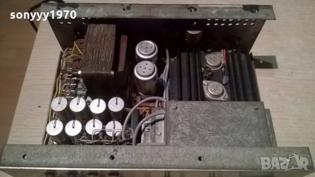 2n3055 retro amplifier-внос швеицария, снимка 2 - Ресийвъри, усилватели, смесителни пултове - 23864916