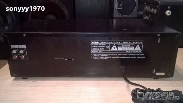 Aiwa ad-wx333e stereo deck-внос швеицария, снимка 12 - Ресийвъри, усилватели, смесителни пултове - 14954697