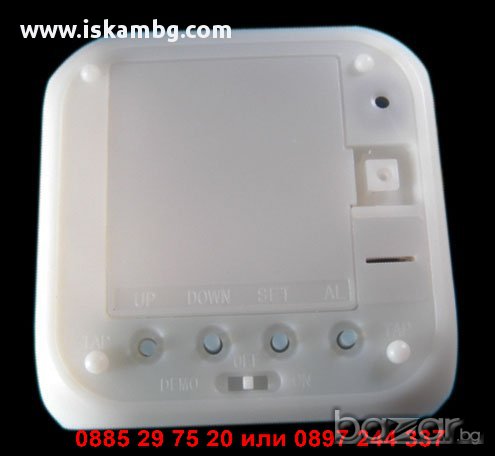 Настолен антистрес LED часовник 7 цвята - код КУБЧЕ , снимка 5 - Други стоки за дома - 12979301