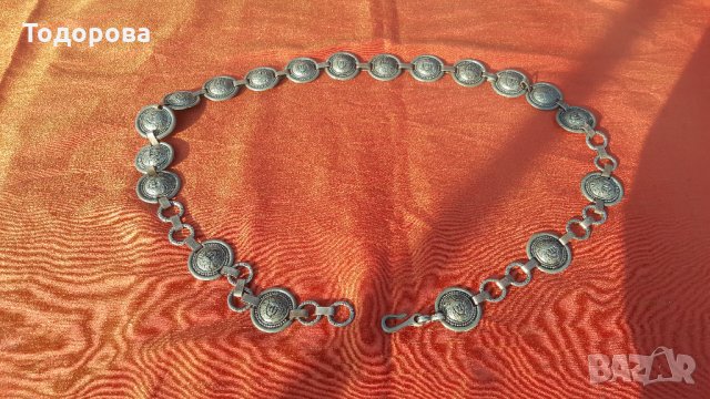 Старинен метален колан, снимка 4 - Антикварни и старинни предмети - 24876608