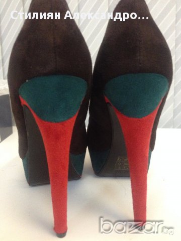 Елегантни дамски обувки на платформа, снимка 7 - Дамски обувки на ток - 13962186