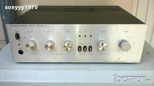 europhon rck 2000a stereo amplifier-внос швеицария, снимка 2 - Ресийвъри, усилватели, смесителни пултове - 18177005