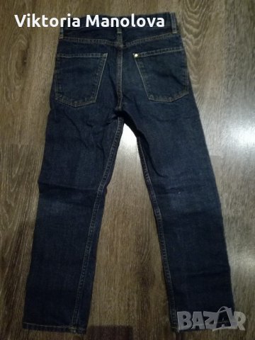 Тъмносини  дънки за момче Slim denim, H&M , снимка 2 - Детски панталони и дънки - 21724105