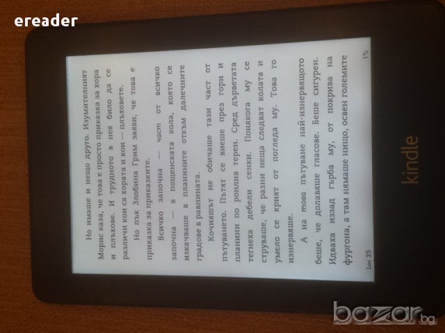 НОВ/употребяван Електронен четец reader Kindle Paperwhite 6" E-ink WiFi/3G 2/4GB , снимка 10 - Електронни четци - 10724551