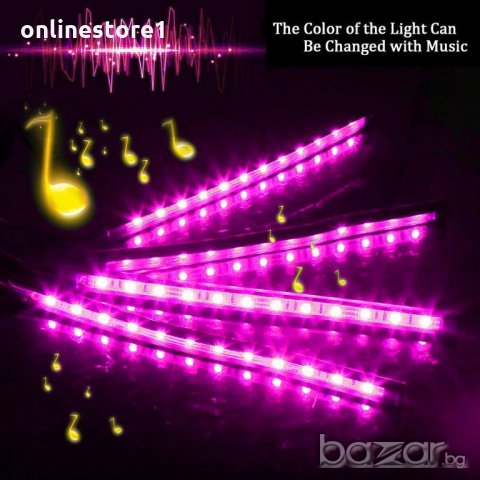 Неон за кола - всички цветове + дистанционно, снимка 12 - Аксесоари и консумативи - 20224369