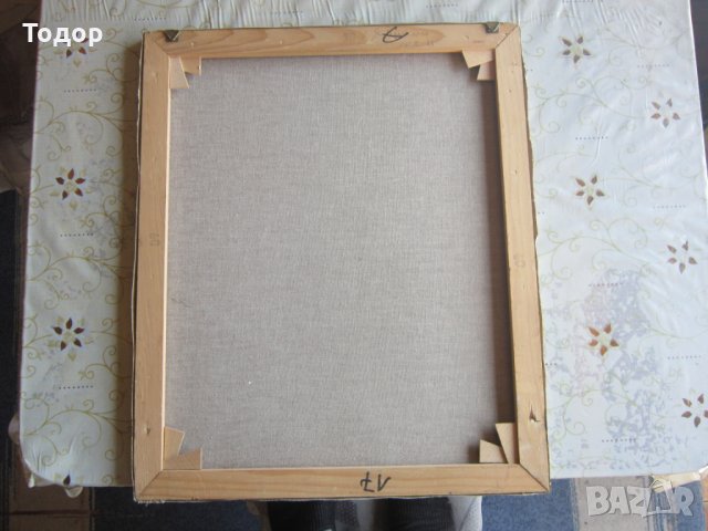 Страхотна картина масло върху платно подписана , снимка 6 - Картини - 25416036