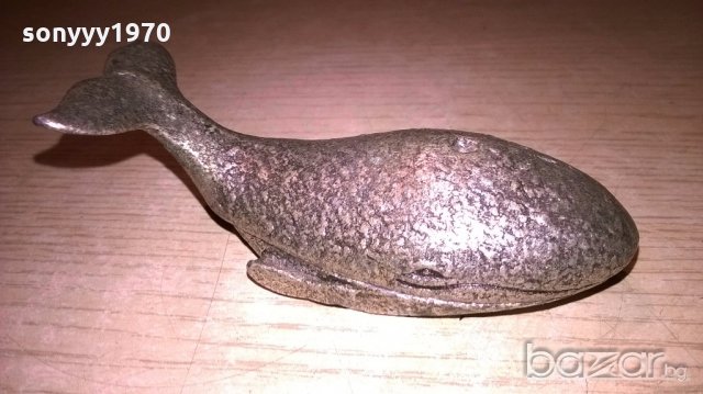 Свещник-кит-10х5х5см-бронз/масивен-внос швеицария, снимка 4 - Антикварни и старинни предмети - 18492790