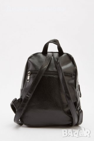 малка черна раница, снимка 2 - Раници - 23830272