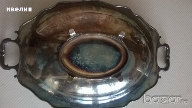 стара посребрена антикварна купа-арт деко, снимка 7 - Антикварни и старинни предмети - 15710974