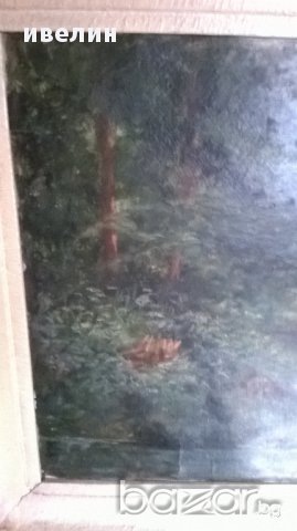 стара картина-пейзаж, снимка 4 - Картини - 12535543