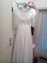 Булченска рокля-бяла ретро, снимка 1 - Рокли - 16020937
