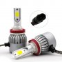 2 броя LED крушки H11 6000К 12V 72W 3800 LM гаранция !!!