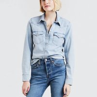 Levi's womens jeans shirt - страхотна дамска риза, снимка 1 - Ризи - 25547632