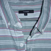 Нова мъжка риза George , 100% памук, размер XL, снимка 2 - Ризи - 22064656
