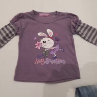 Дънки Hello Ketrin + блузка за две годинки момиче, снимка 8 - Бебешки блузки - 9780163