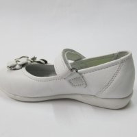Детски обувки PONKI естествена кожа в бяло 26/30, снимка 4 - Детски маратонки - 20679969