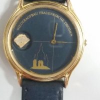 Кварцов часовник с камък , снимка 1 - Дамски - 25765763