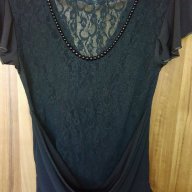 Блуза с дантелен гръб, снимка 2 - Тениски - 18323978