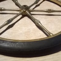 антики-ретро колела-мед/месинг с плътни гуми-внос франция, снимка 12 - Антикварни и старинни предмети - 23129253