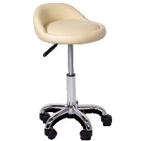 Козметичен работен стол с облегалка, табуретка различни модели стойка за  педикюр нови, снимка 2 - Педикюр и маникюр - 20452307
