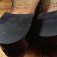 Обувки DEL RE- PENNY LOAFER BLACK-№44 италиански нови-естествена кожа, снимка 5 - Официални обувки - 23445124
