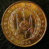 10 франка 1996, Джибути, снимка 2 - Нумизматика и бонистика - 13138370