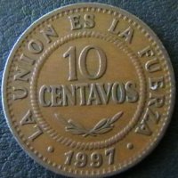10 центаво 1997, Боливия, снимка 1 - Нумизматика и бонистика - 21615754