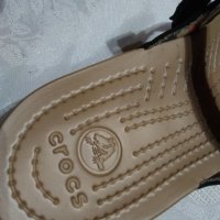 CROCS дамски нови кожа 38/39 , снимка 11 - Сандали - 25671906