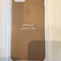  Златен кожен кейс за iPhone 7 или 8 - нов, в кутийка - 10 лева - виж! , снимка 2 - Калъфи, кейсове - 17204154