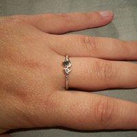 Сребърен пръстен, снимка 5 - Пръстени - 19301395