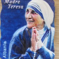  Автентичен магнит Майка Тереза от Албания, серия-2, снимка 1 - Колекции - 24560526