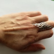 Сребърен дамски пръстен - сребро проба 925, снимка 3 - Пръстени - 17518315