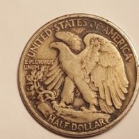Rare 1938-D 50 Cents USA Value $150, снимка 4 - Нумизматика и бонистика - 19840117