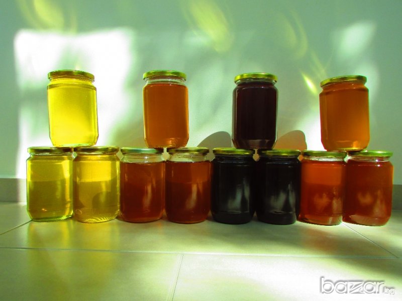 Пчелен мед 100% чист от производител на гарата зад OMV бензиностанцията., снимка 1
