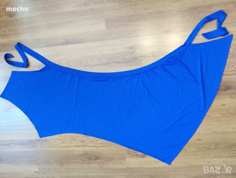 Асиметрична пола за таниц тип прегърни ме синя , снимка 1