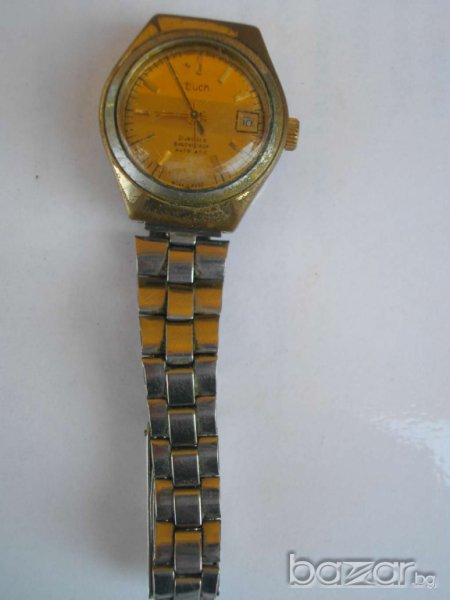 Часовник дамски позлатен автомат съветски, снимка 1