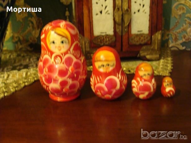   Оригинални розови Матрьошки , снимка 1