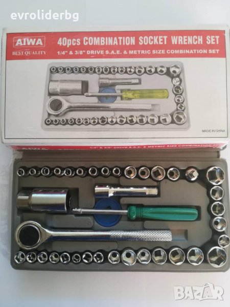 СУПЕР ПРОМОЦИЯ!!! ГЕДОРЕ AIWA 40части 1/4"-3/8"., снимка 1