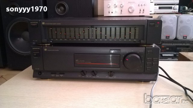 Siemens rq300g4/equalizer+rv300n4/amplifier-germany-внос швеицария, снимка 8 - Ресийвъри, усилватели, смесителни пултове - 13853160