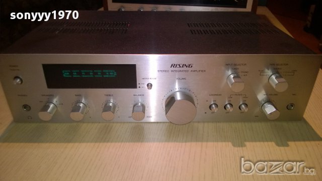 rising sc-3 stereo amplifier-made in japan-250watts-внос швеицария, снимка 16 - Ресийвъри, усилватели, смесителни пултове - 9278371