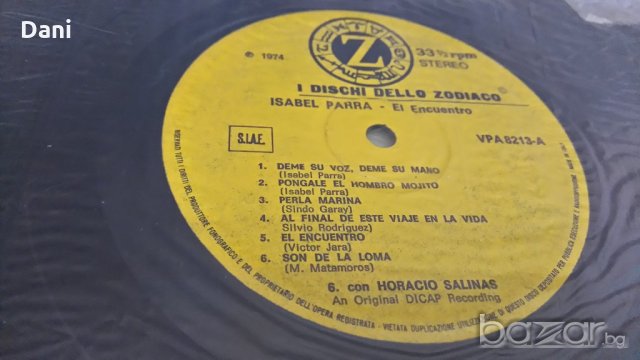 Isabel Parra ‎– El Encuentro - грамофонна плоча, снимка 2 - Грамофонни плочи - 20270178
