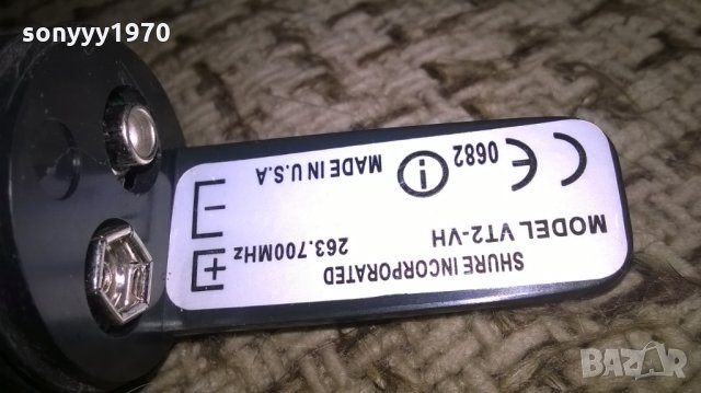 ПОРЪЧАН-shure-usa-profi wireles microphone, снимка 9 - Микрофони - 25280655