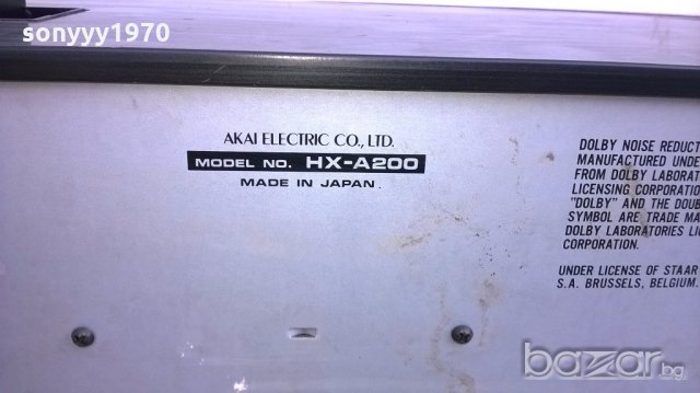 akai-deck-made in japan-внос швеицария, снимка 9 - Ресийвъри, усилватели, смесителни пултове - 19957726