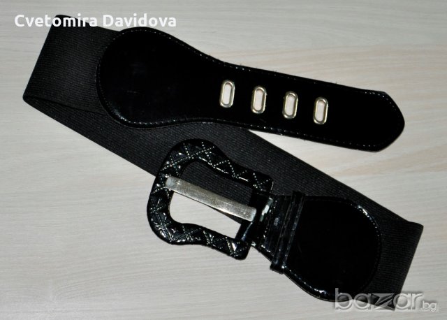 Колан черен-катарама, снимка 3 - Колани - 18382018