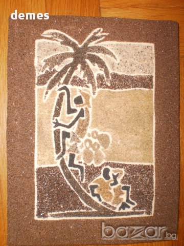 Картина от пясък - На /под/ палмата, нова цена