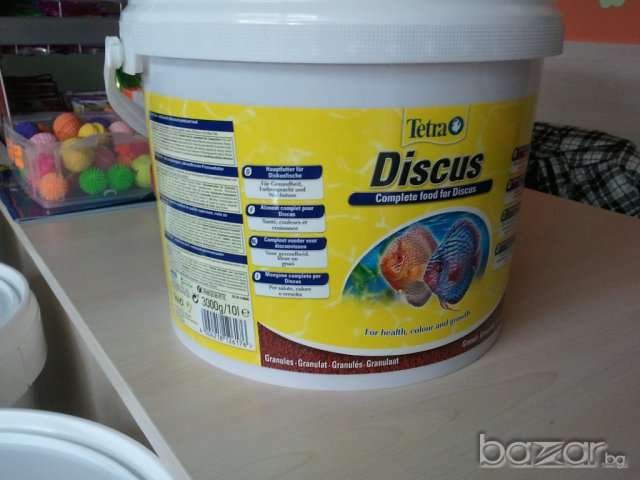 Насипна храна за рибки тетра дискус, снимка 2 - Аквариуми - 9459991