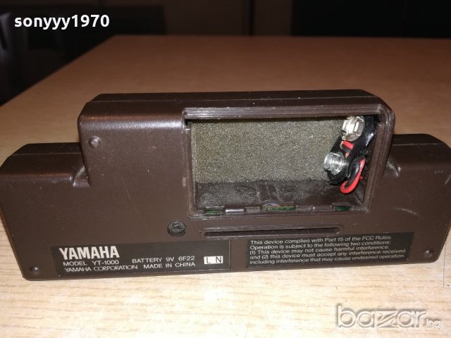 yamaha yt-1000 guitar/bass tuner-внос англия, снимка 14 - Струнни инструменти - 20694315