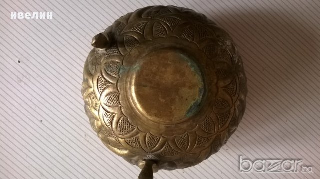 стар бронзов пепелник, снимка 2 - Антикварни и старинни предмети - 13996513